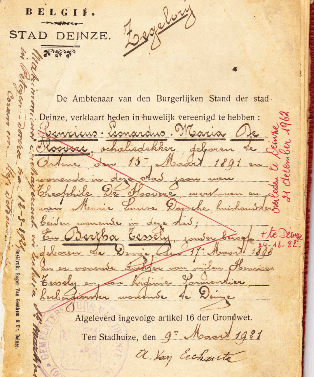 1921 restauratie P.NIJS erfgoed aannemer P.NIJS Erfgoed Aannemer voor gebouwen die meesterlijk vakmanschap vereisen, meesterlijk vakmanschap, uitzonderlijk patrimonium, restauratie en conservatie.